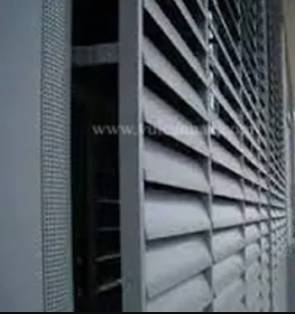 Sand Trap Louver Door – Heavy Duty Galvanized Steel, Ventilated and Dust Separation, Custom Hardware, Industrial and Utility Application, RAL Powder Coated for Weather Resistance